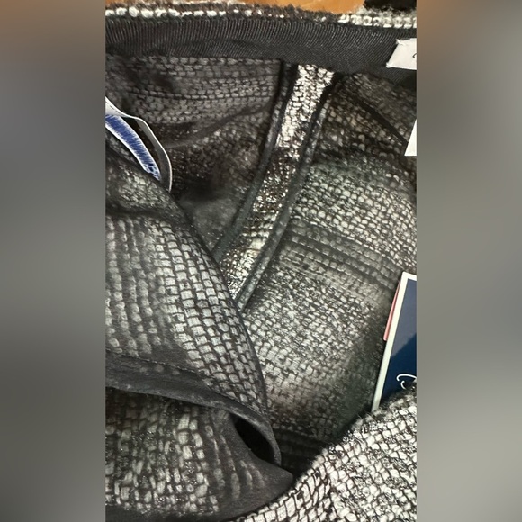 NWT Oscar de la Renta Grey Checkered Tweed Wool Blend Skirt Pockets Silk Lined 8 - Picture 10 of 14